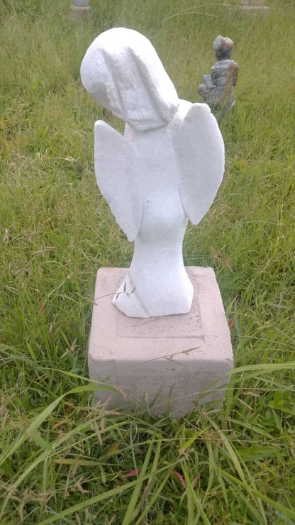 Angel of Hope - Stone Sculpture Made of Dolomite by Jonathan Mhondorohuma | Zimbabwe