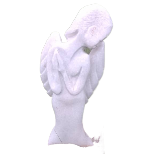 Angel of Hope - Stone Sculpture Made of Dolomite by Jonathan Mhondorohuma | Zimbabwe