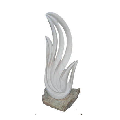 Blossom - Stone Sculpture Made of Dolomite by Owen Mlungisi | Zimbabwe