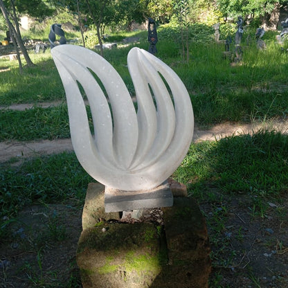 Budding - Stone Sculpture Made of Dolomite by Owen Mlungisi | Zimbabwe