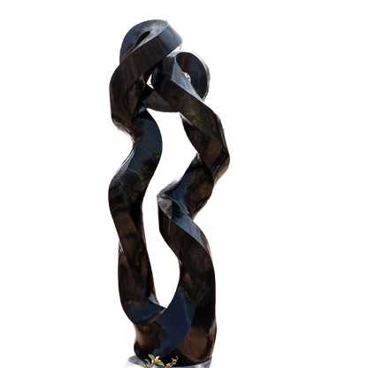 Dance With Me - Stone Sculpture Made of Springstone by Peter Gwisa | Zimbabwe