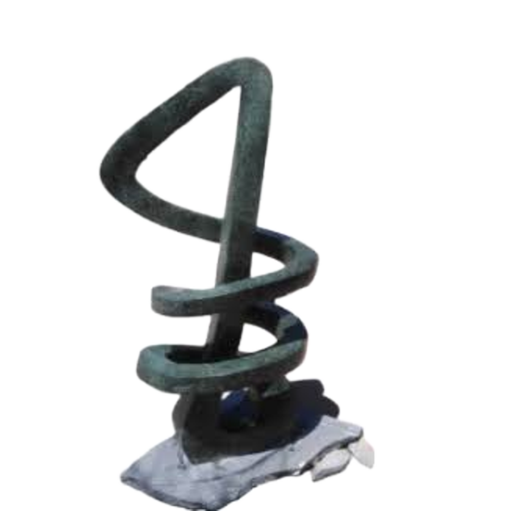 Dancing - Stone Sculpture Made of Opal Stone by Blessing Mitorozo Zimbabwe