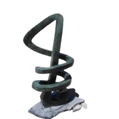 Dancing - Stone Sculpture Made of Opal Stone by Blessing Mitorozo Zimbabwe