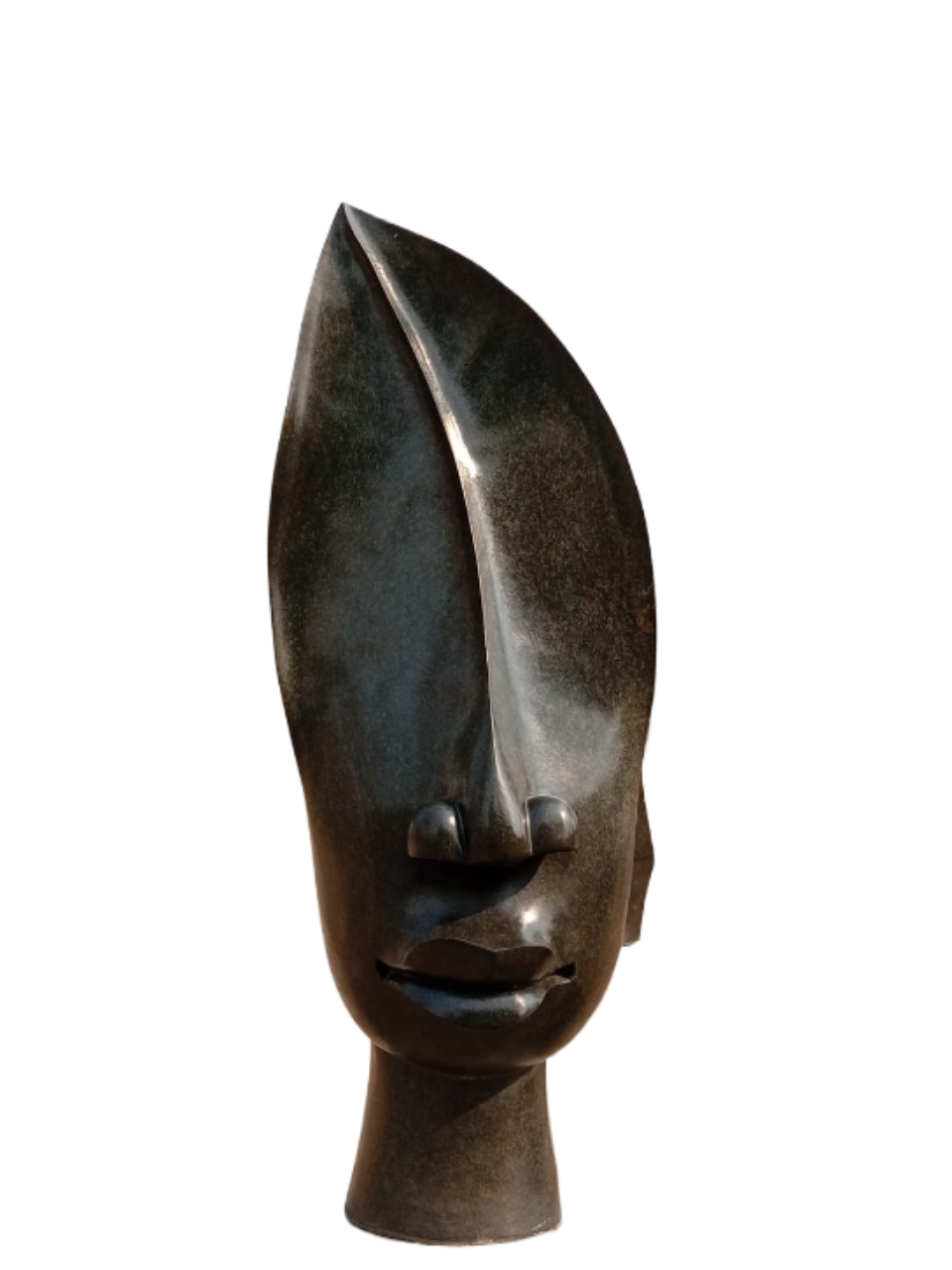 Sharp Head - Stone Sculpture Made of Springstone by Ed Seda | Zimbabwe