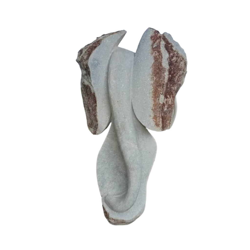 Elephant Head - Stone Sculpture Made of Dolomite by Owen Mlungisi | Zimbabwe