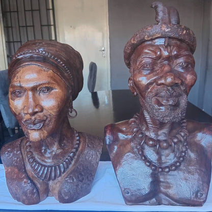 Queen Mother - Wooden Sculpture Made of Ironwood by Ntokozo Patson Sibanda | Zimbabwe