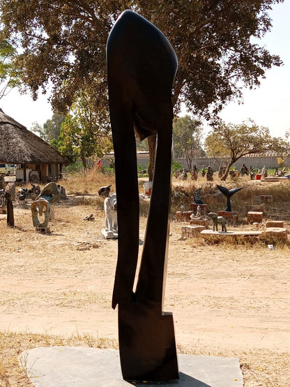 Graduation Day - Stone Sculpture Made of Springstone by Sydney Majengwa | Zimbabwe