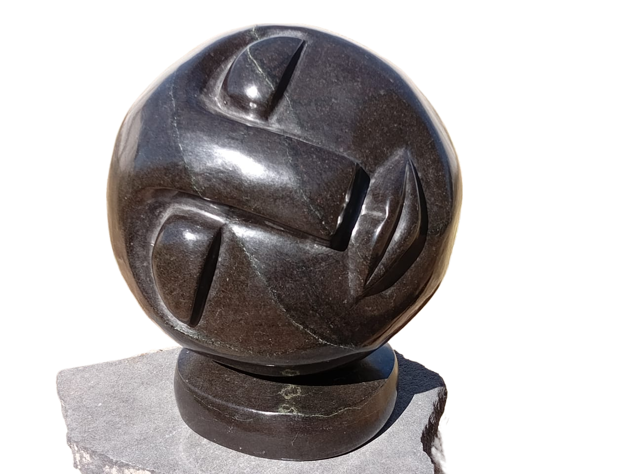 Contemplation - Stone Sculpture Made of Springstone by Graham Rugoyi | Zimbabwe