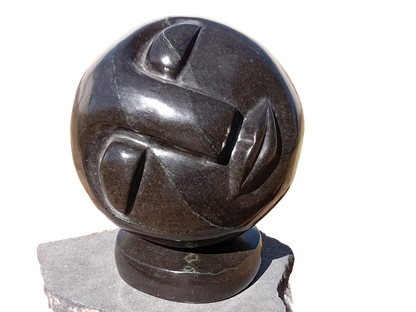 Contemplation - Stone Sculpture Made of Springstone by Graham Rugoyi | Zimbabwe