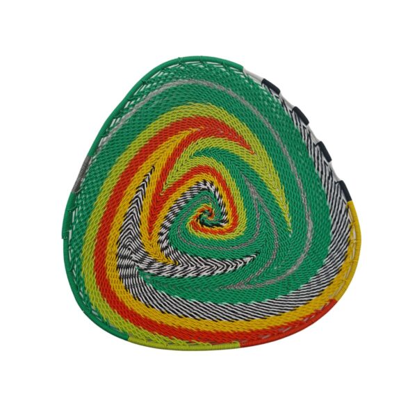 Vibrant Woven Telephone Wire Saucers 20cm | South Africa.