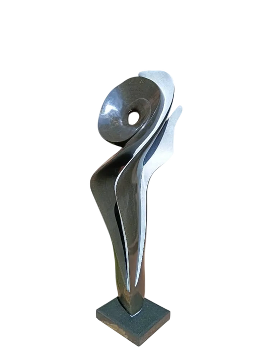 Imagination - Stone Sculpture Made of Springstone by Tawanda Mashaya | Zimbabwe