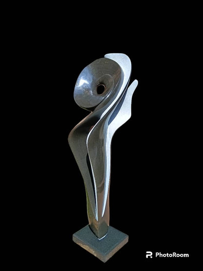 Imagination - Stone Sculpture Made of Springstone by Tawanda Mashaya | Zimbabwe
