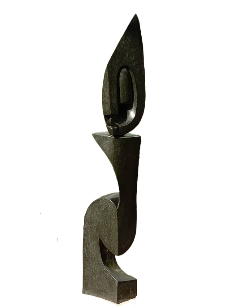 Dignified Woman - Stone Sculpture Made of Springstone by Isaac Choloka ...