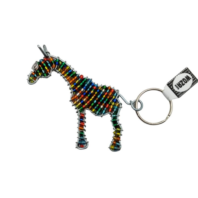 Keyrings: Handmade of Hard Wire & Beads by Tadiwa Muchemwa | Zimbabwe