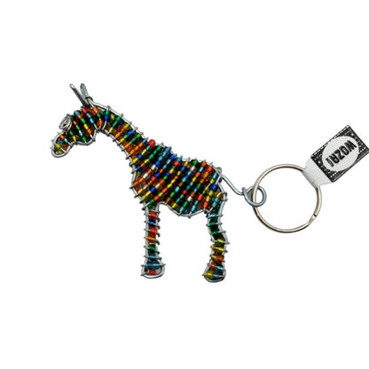 Keyrings: Handmade of Hard Wire & Beads by Tadiwa Muchemwa | Zimbabwe