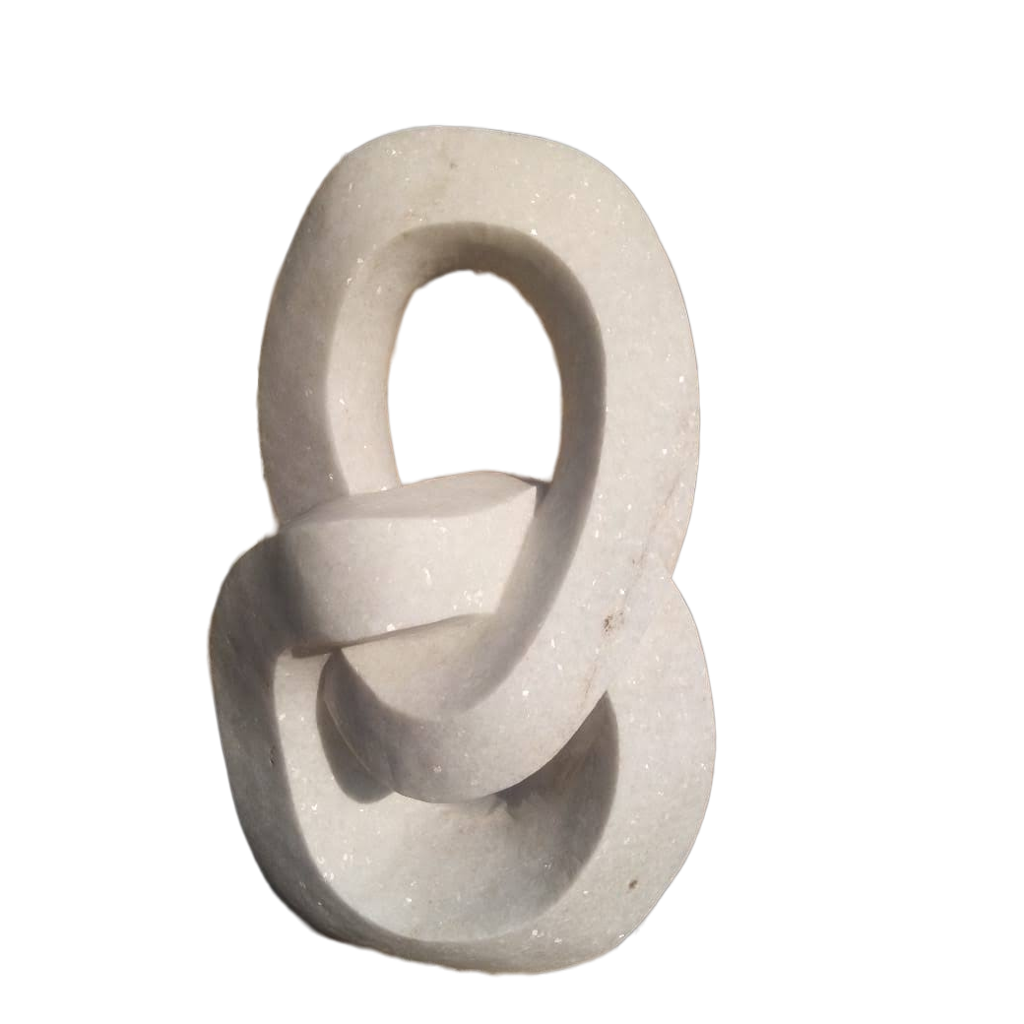 Love Bond - Stone Sculpture Made of Dolomite by Pheoleen Gandari | Zimbabwe