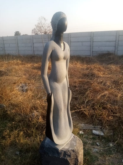 The Model - Stone Sculpture Made of Leopard Rock by Samson Mukohwa | Zimbabwe