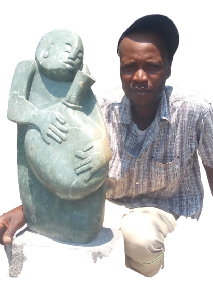 Treasure Trove - Stone Sculpture Made of Opal Stone by Melody Fombe | Zimbabwe