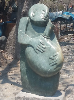 Treasure Trove - Stone Sculpture Made of Opal Stone by Melody Fombe | Zimbabwe