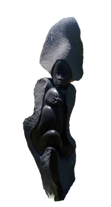 Mother's Love - Springstone Sculpture, Peter Makuvise | Zimbabwe