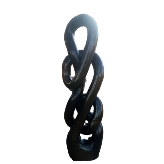 Reminiscing - Stone Sculpture Made of Springstone by Takavira Taruvinga | Zimbabwe