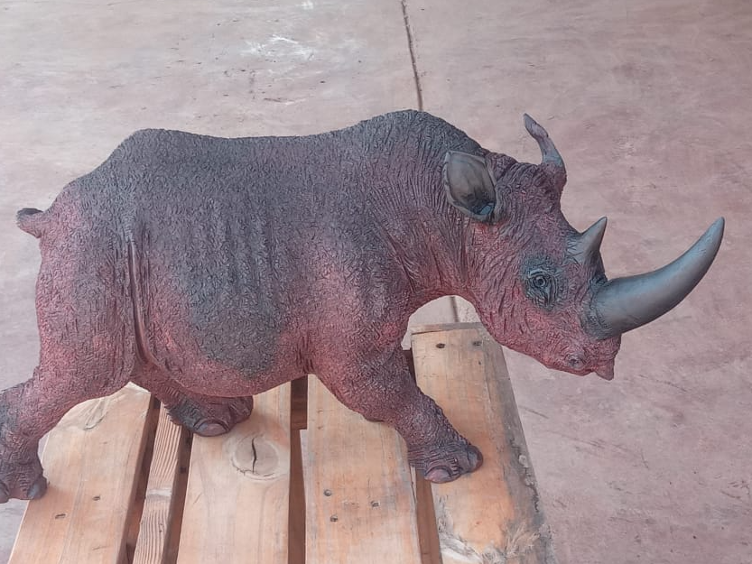 Rhino - Carved from Ironwood by Killian Torovasei | Zimbabwe