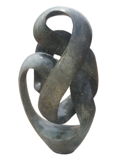 Rising Currents - Stone Sculpture Made of Opal Stone by Tonderai Sowa | Zimbabwe