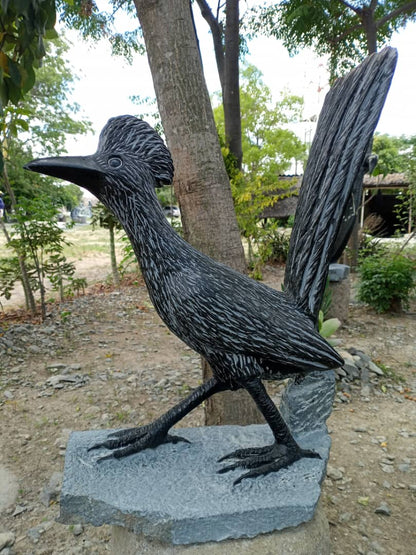 Road Runner - Stone Sculpture Made of Springstone by Shepherd Deve | Zimbabwe