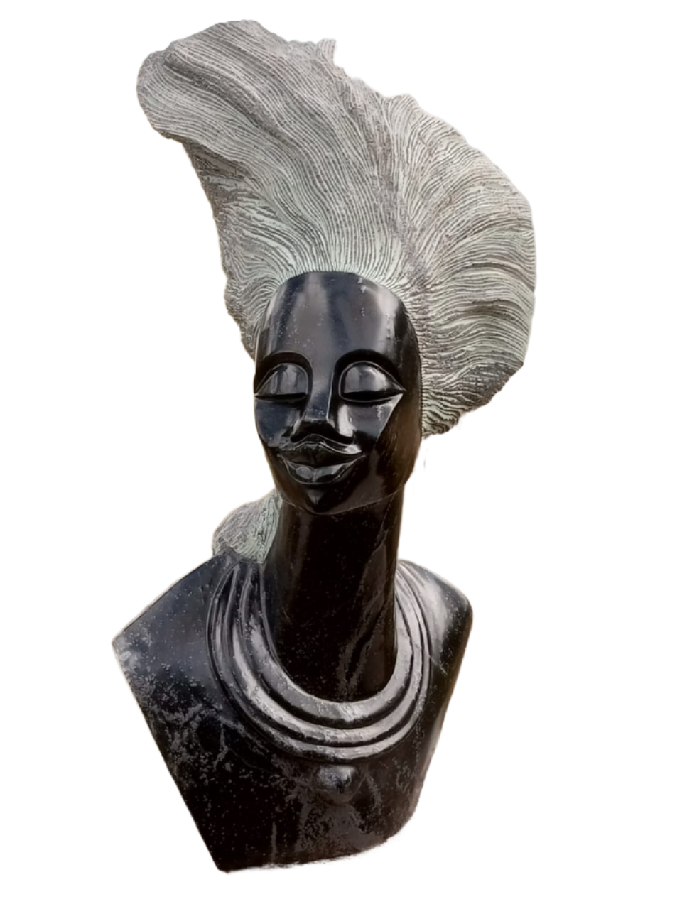 Black Princes- Stone Sculpture Made of Black Serpentine Stone by Rufaro Murenza | Zimbabwe