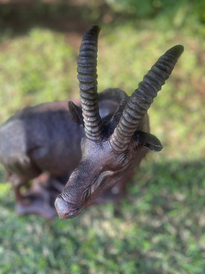 Sable In a State of Panic - Wooden Sculpture Made of Ironwood by Ntokozo Patson Sibanda | Zimbabwe