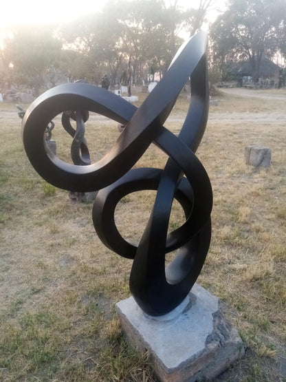 Secret Keeper - Stone Sculpture Made of Springstone by Blessng Mutukwa | Zimbabwe