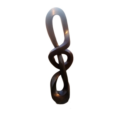 Silent Strength - Stone Sculpture Made of Springstone by Blessng Mutukwa | Zimbabwe