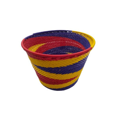 Telephone Wire Flower Pots diameter 14cm, depth 9.5cm | South Africa.