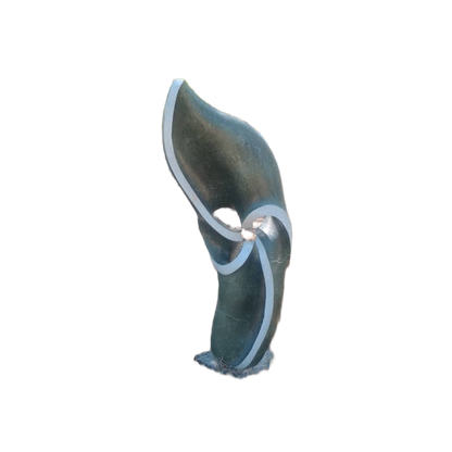 Focul Point - Stone Sculpture Made of Springstone by Davis Sibanda | Zimbabwe