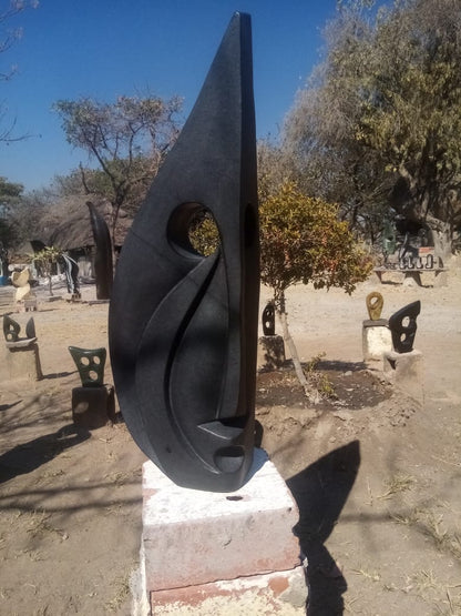 Surprised - Stone Sculpture Made of Springstone by Antony Masamba | Zimbabwe