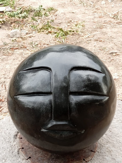 New Day - Stone Sculpture Made of Springstone by Taurai Matereke | Zimbabwe