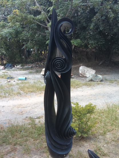 The Way Of Life - Stone Sculpture Made of Springstone by Itai Mupumha | Zimbabwe