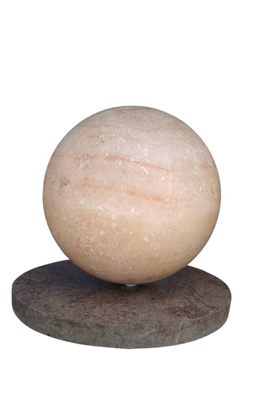 The Sphere - Stone Sculpture Made of Dolomite & Granite by Givemore Mashaya | Zimbabwe