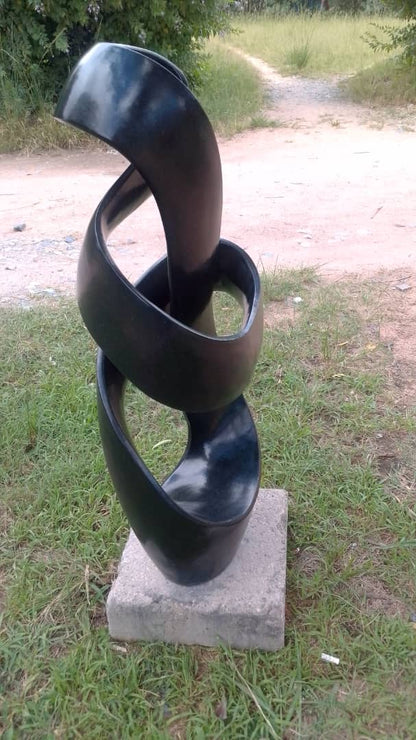 Unbreakable Bond - Stone Sculpture Made of Springstone by Tonderai Sowa| Zimbabwe