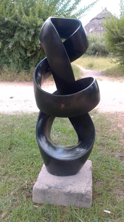 Unbreakable Bond - Stone Sculpture Made of Springstone by Tonderai Sowa| Zimbabwe
