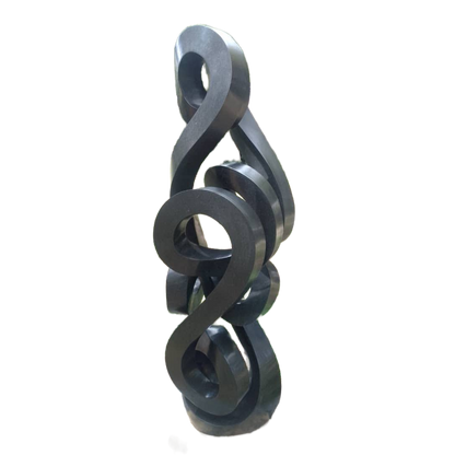 Twist of the Tide - Stone Sculpture Made of Springstone by Paul Masvikeni | Zimbabwe