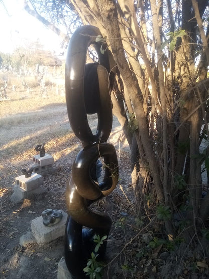 Unforgettable Journey - Stone Sculpture Made of Springstone by Takavira Taruvinga | Zimbabwe