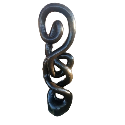 Unforgettable Journey - Stone Sculpture Made of Springstone by Takavira Taruvinga | Zimbabwe
