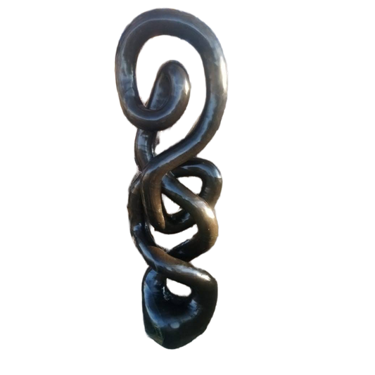 Unforgettable Journey - Stone Sculpture Made of Springstone by Takavira Taruvinga | Zimbabwe