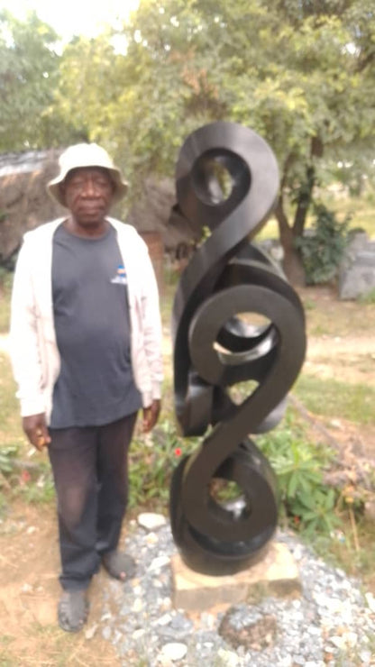 Twist of the Tide - Stone Sculpture Made of Springstone by Paul Masvikeni | Zimbabwe