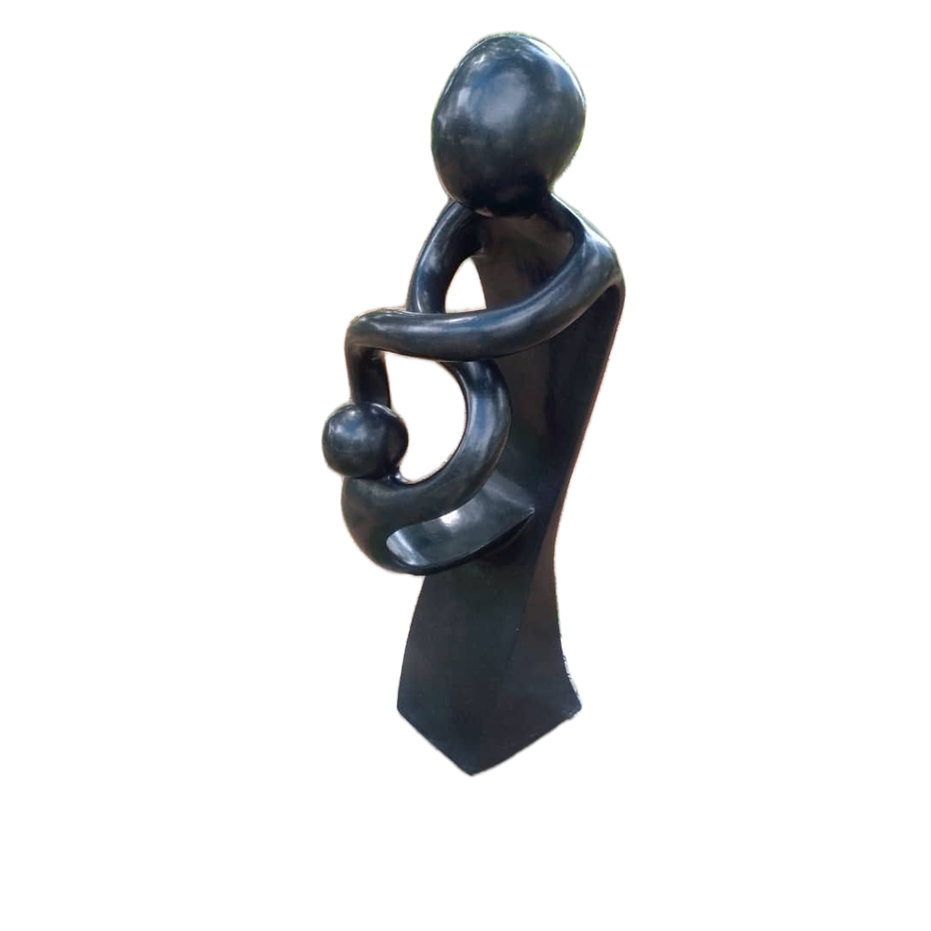Welcome My Child - Stone Sculpture Made of Springstone by Paul Masvikeni| Zimbabwe