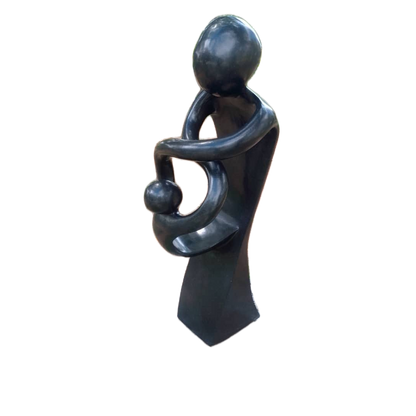 Welcome My Child - Stone Sculpture Made of Springstone by Paul Masvikeni| Zimbabwe