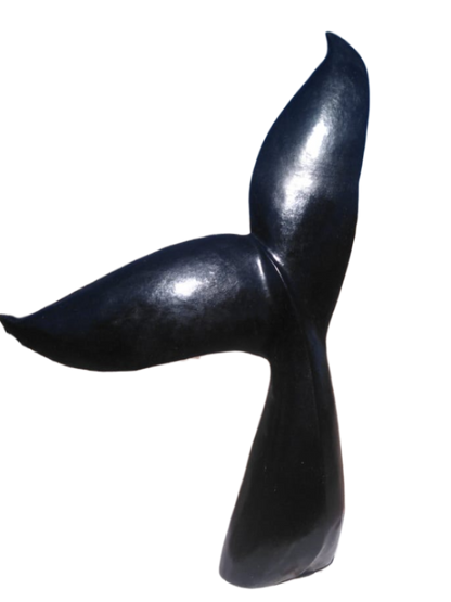 Whale Tail - Stone Sculpture Made of Springstone by Tinashe Chidawu | Zimbabwe