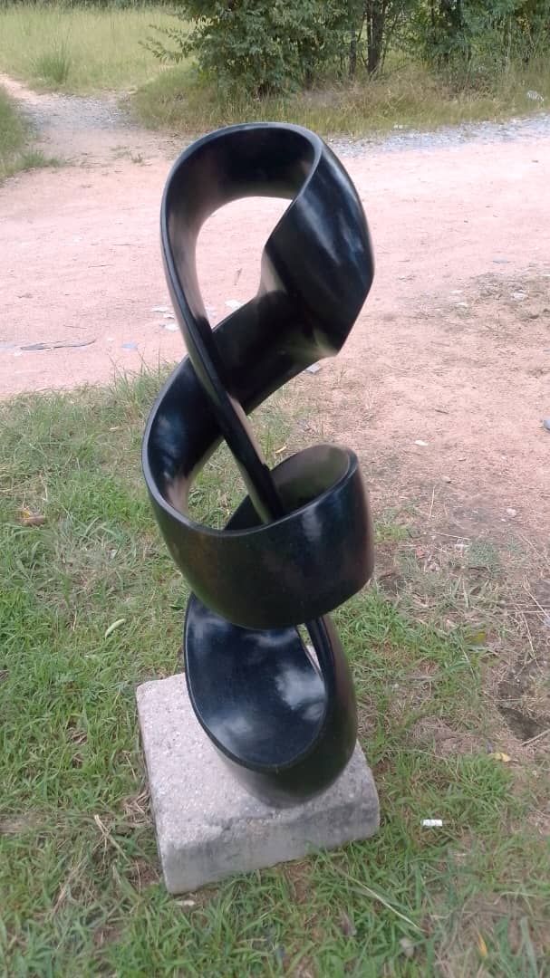 Unbreakable Bond - Stone Sculpture Made of Springstone by Tonderai Sowa| Zimbabwe