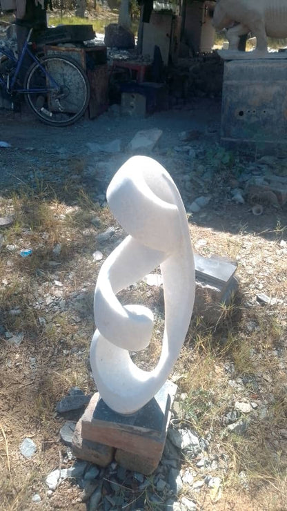 Whirlwind - Stone Sculpture Made of Dolomite by Marshall Mangwere | Zimbabwe